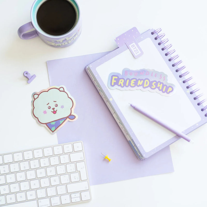 BT21 The Journey RJ Die Cut Vinyl Stickers Pack of 2 packaging view