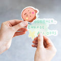 BT21 The Journey Shooky Vinyl Stickers Pack of 2 side angle