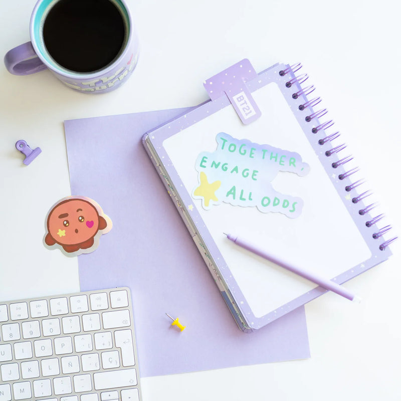 BT21 The Journey Shooky Vinyl Stickers Pack of 2 packaging view