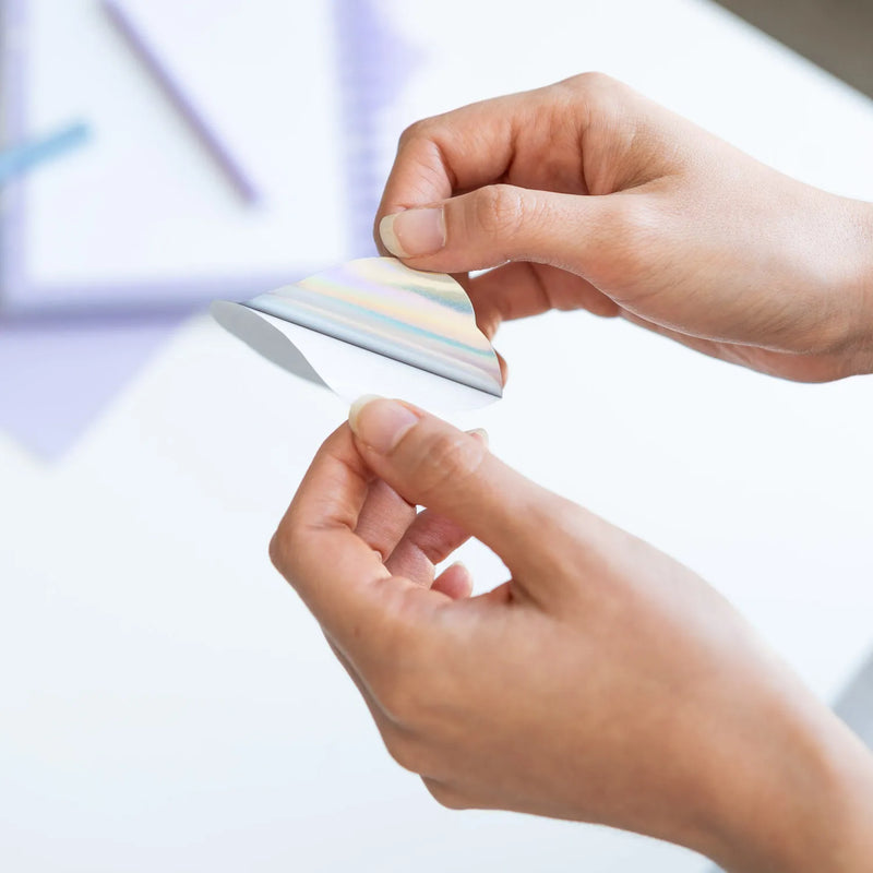 BT21 The Journey Tata Vinyl Stickers Pack of 2 close up detail