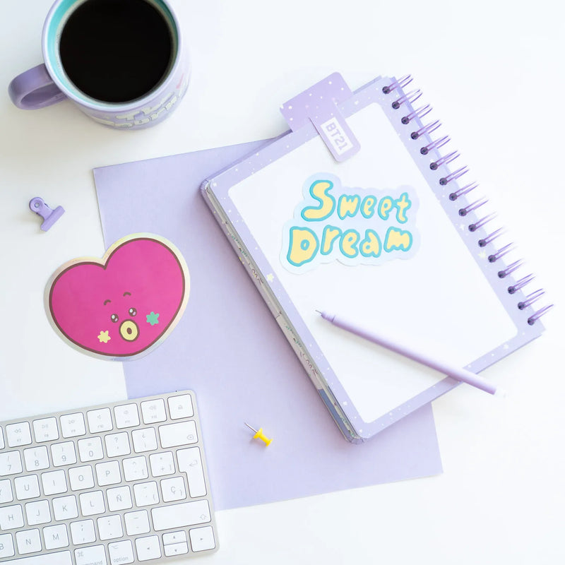 BT21 The Journey Tata Vinyl Stickers Pack of 2 packaging view