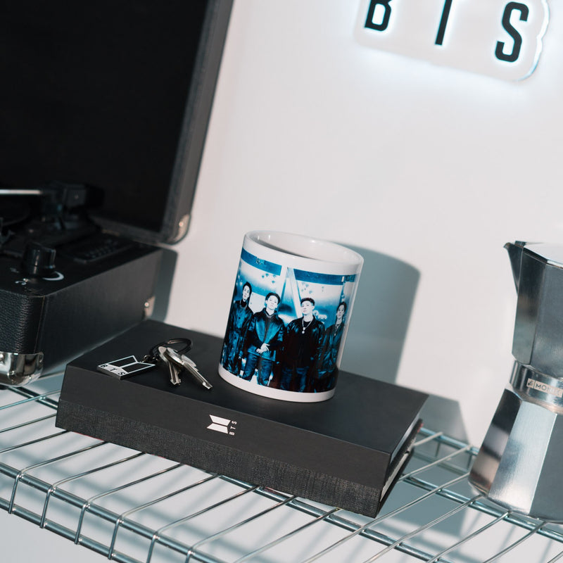 BTS Group Ceramic Mug 350ml Dishwasher and Microwave Safe close up detail