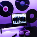 BTS Colour Changing LED Framed Print 20 x 28 cm alternate view