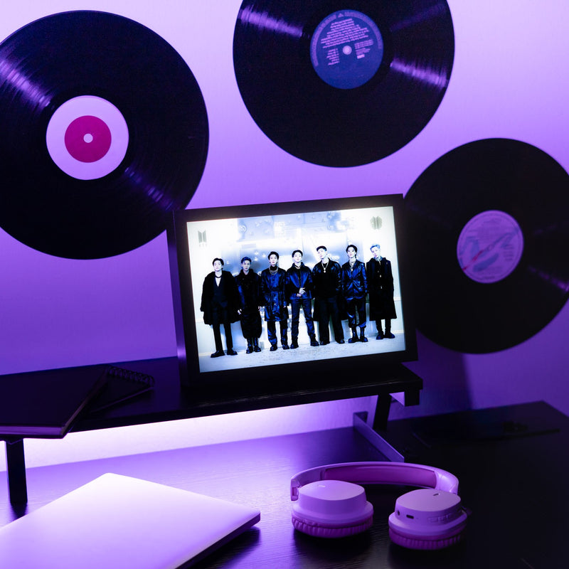 BTS Colour Changing LED Framed Print 20 x 28 cm alternate view