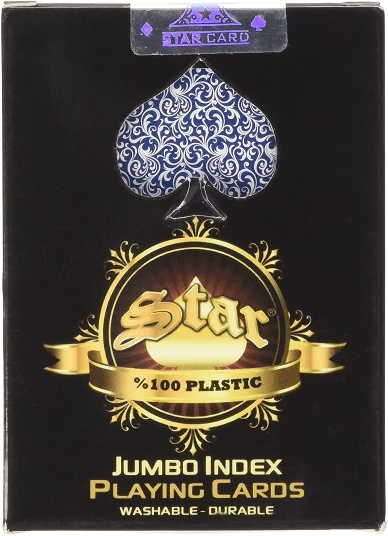 Staroyun Star Poker Jumbo Plastic Playing Cards