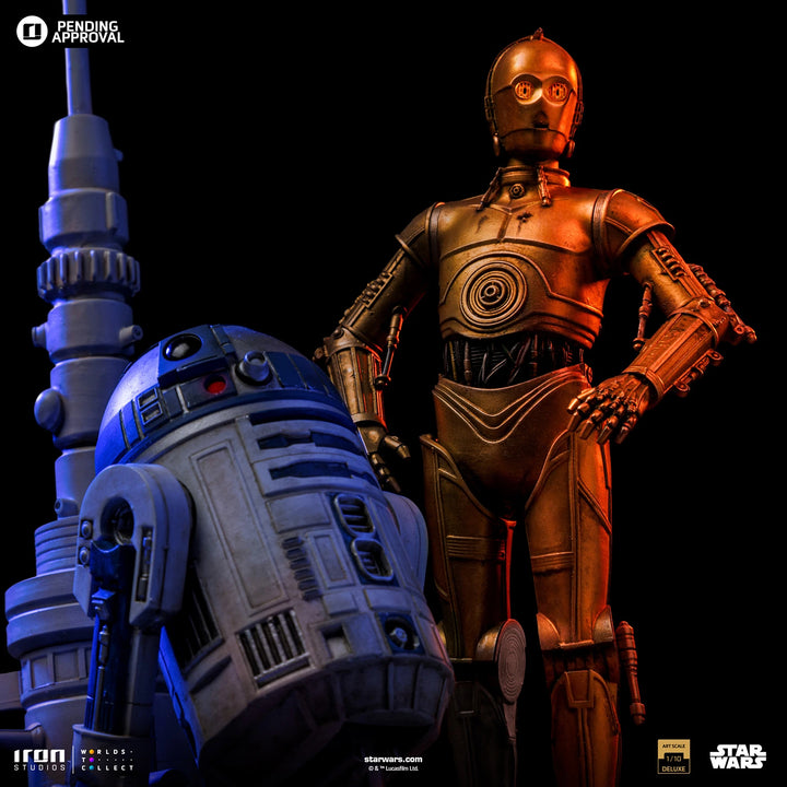 Iron Studios Star Wars A New Hope C-3PO and R2-D2 Deluxe 1/10 Art Scale Limited Edition Statue