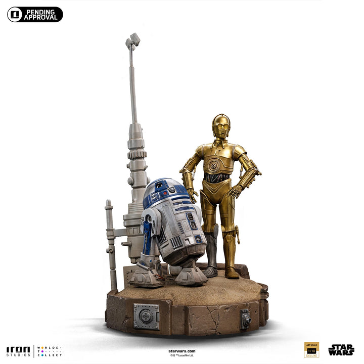 Iron Studios Star Wars A New Hope C-3PO and R2-D2 Deluxe 1/10 Art Scale Limited Edition Statue
