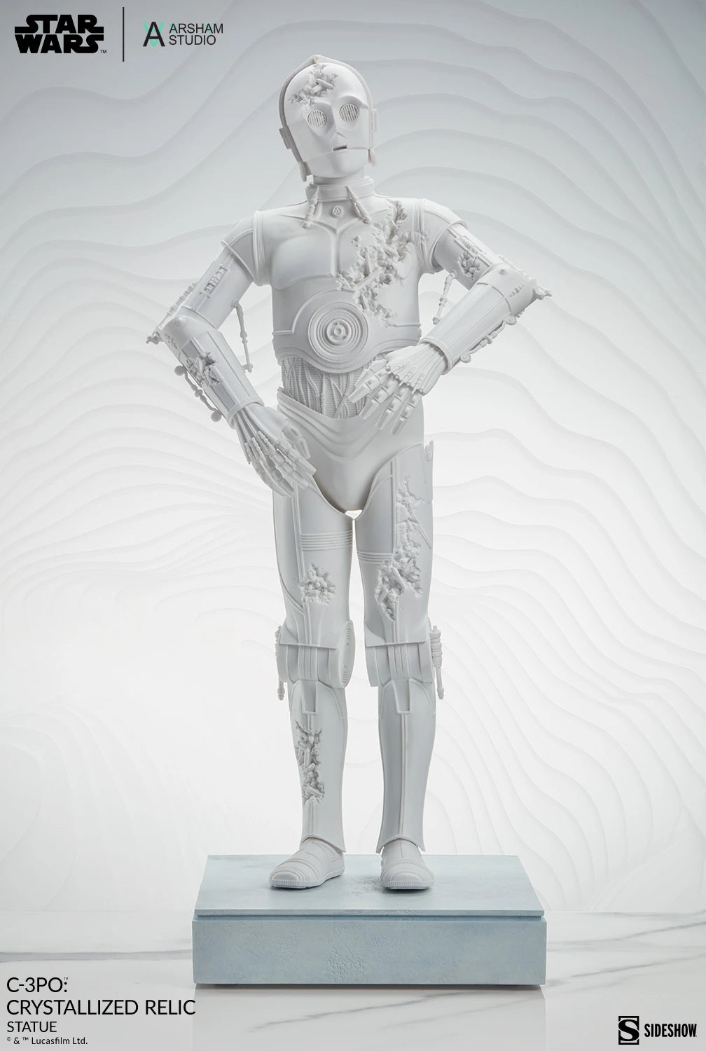 Daniel Arsham Star Wars C-3PO Crystallized Relic Limited Edition Statue