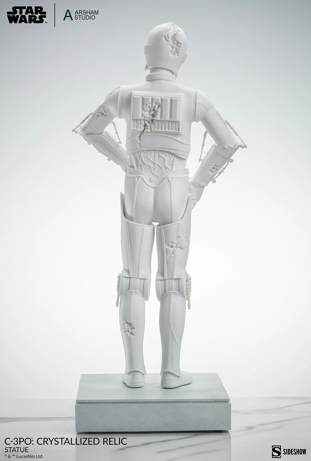 Daniel Arsham Star Wars C-3PO Crystallized Relic Limited Edition Statue