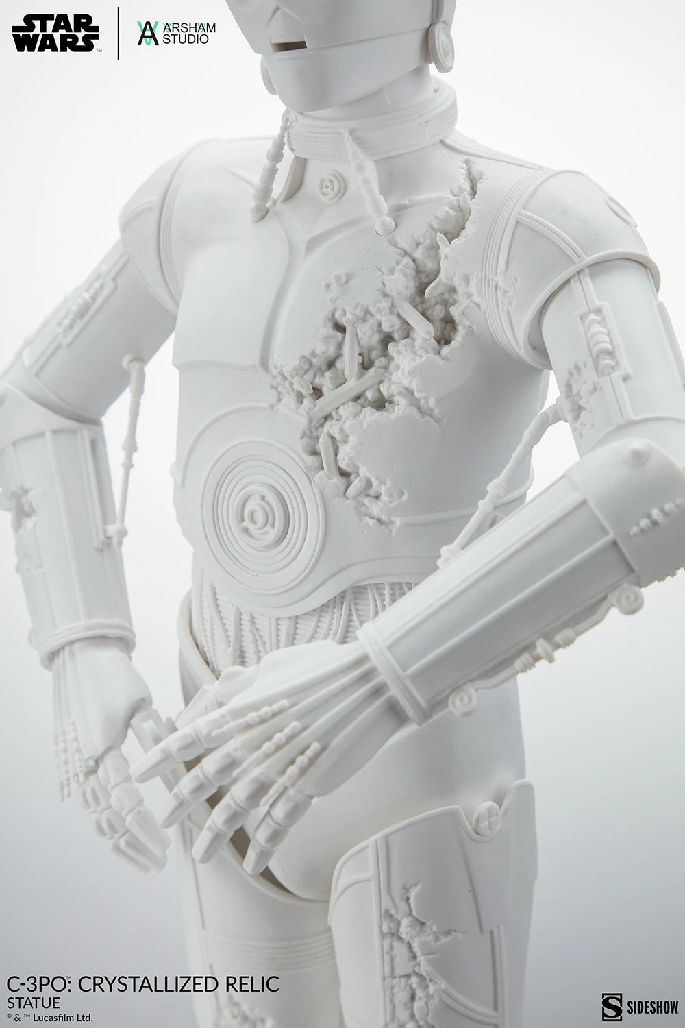 Daniel Arsham Star Wars C-3PO Crystallized Relic Limited Edition Statue