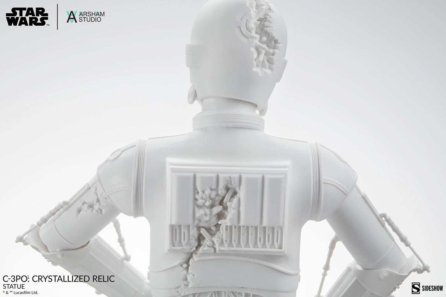 Daniel Arsham Star Wars C-3PO Crystallized Relic Limited Edition Statue