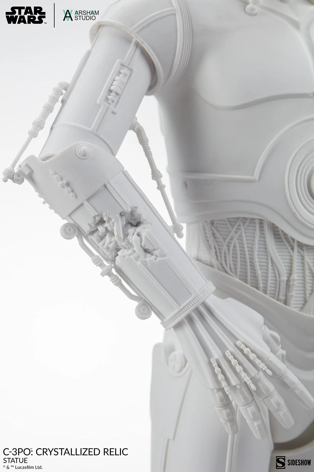 Daniel Arsham Star Wars C-3PO Crystallized Relic Limited Edition Statue