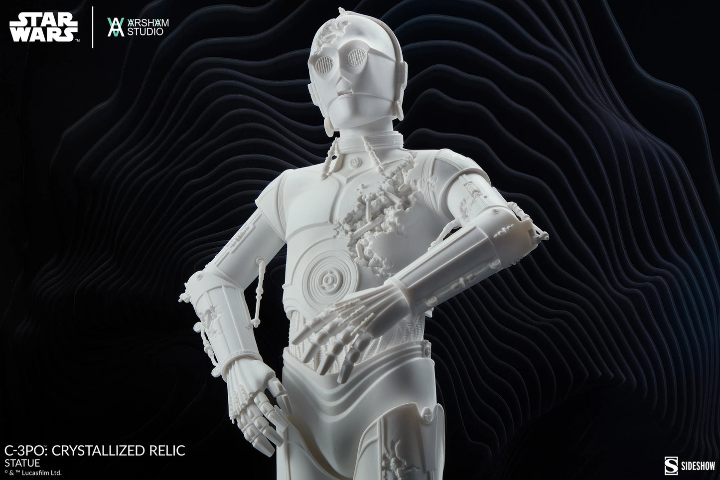 Daniel Arsham Star Wars C-3PO Crystallized Relic Limited Edition Statue