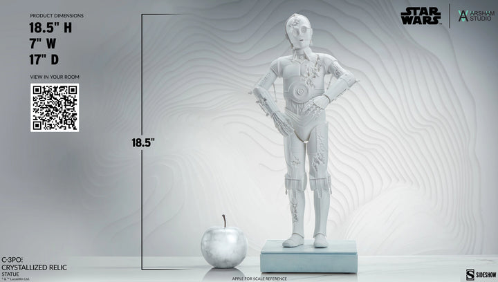 Daniel Arsham Star Wars C-3PO Crystallized Relic Limited Edition Statue