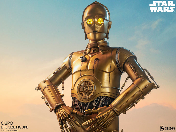 Sideshow Star Wars C-3PO Life Size Statue Figure *Available - Special Order Item Contact Us If Interested