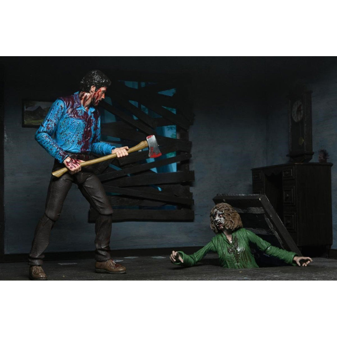 Evil Dead: Bloody Ash and CHeryl Williams Ultimate 7" 2-Piece Scale Action Figures