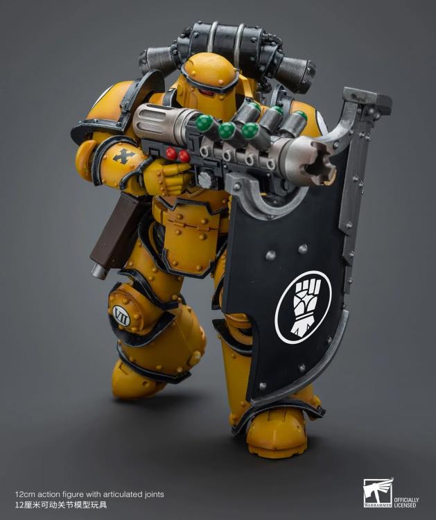 Warhammer 40k Imperial Fists Legion MkIII Breacher Squad Legion Breacher with Graviton Gun 1/18 Scale Figure