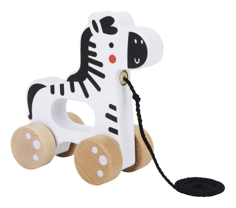 Wooden Pull Along Zebra - Image