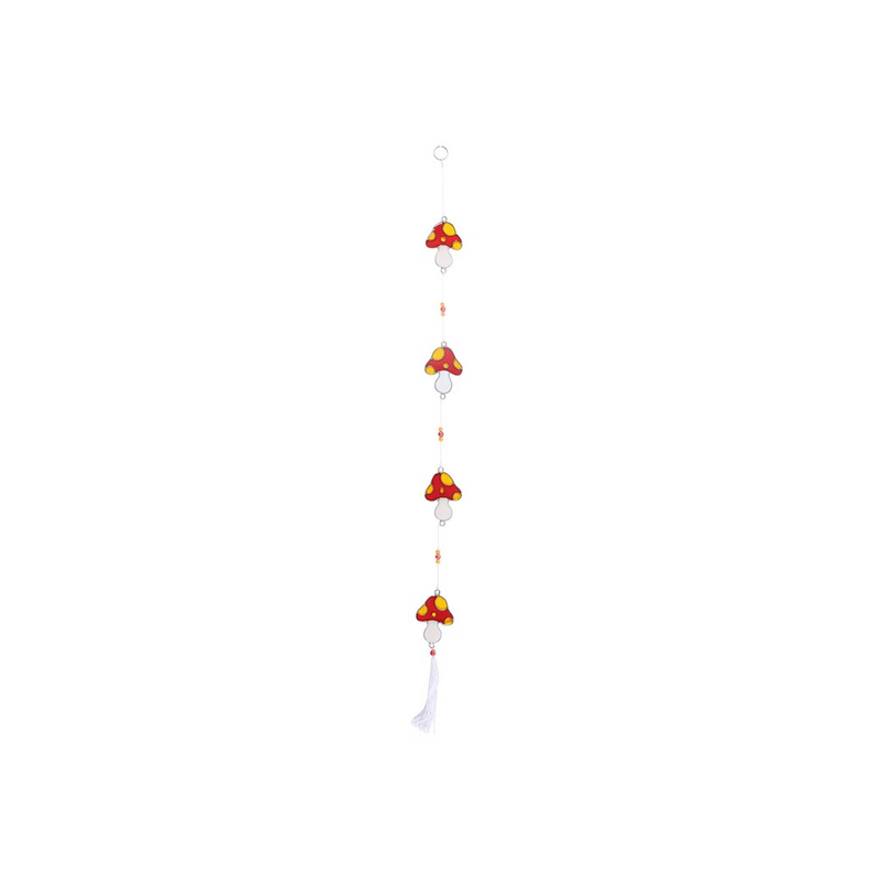 String of Mushroom Suncatchers