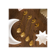 Set of 4 Star and Moon Teaspoons