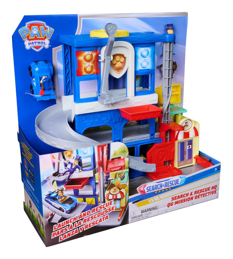 Paw Patrol Search & Rescue HQ Playset with Chase - Image