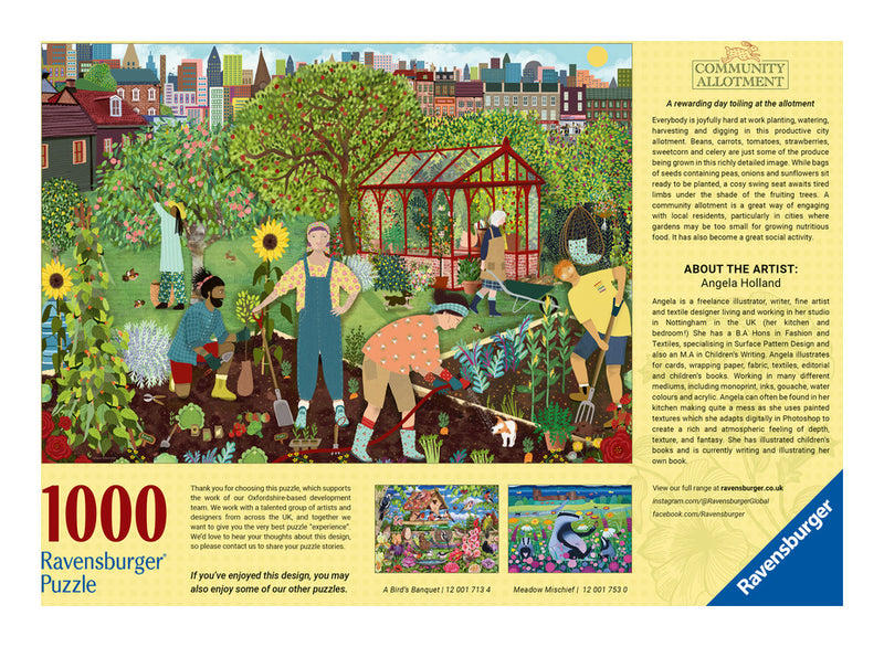 Community Allotment 1000 Piece Jigsaw Puzzle