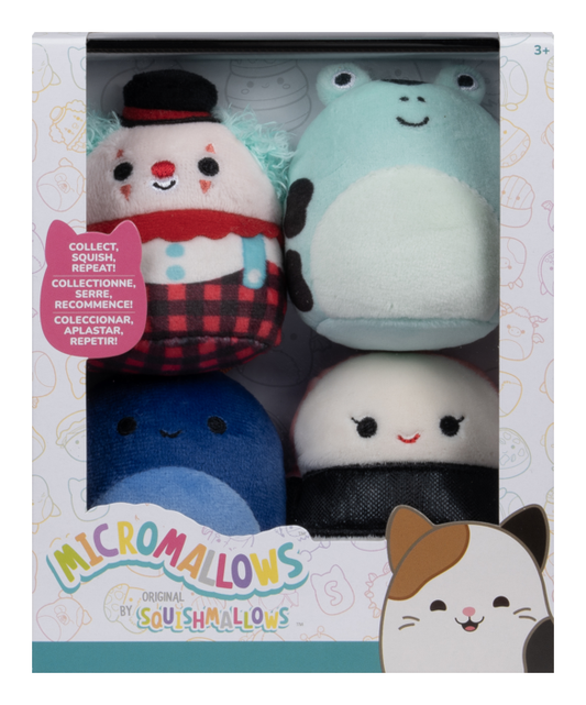 Squishmallows - 2.5in Micromallows 4 Pack Plush #1 (Case of 4)