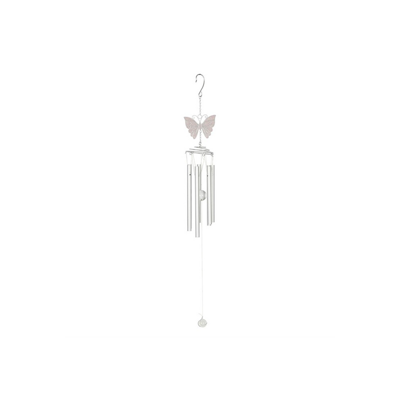 White Butterfly Windchime