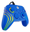 Turtle Beach Afterglow Wave Wired RGB Controller Blue for Xbox Series X side angle