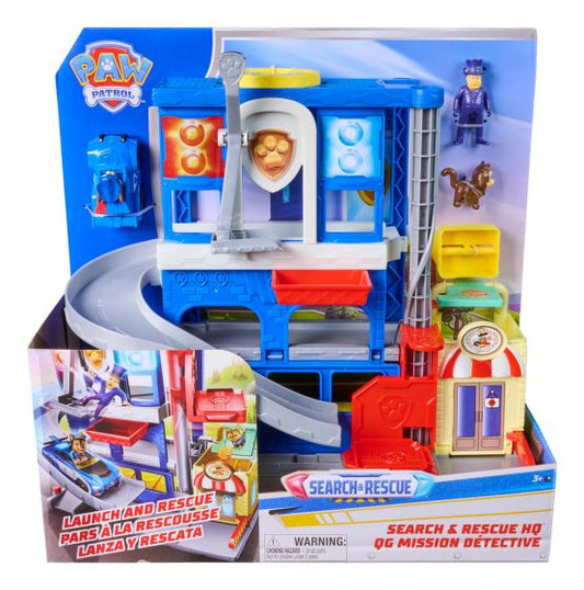 Paw Patrol Search & Rescue HQ Playset with Chase