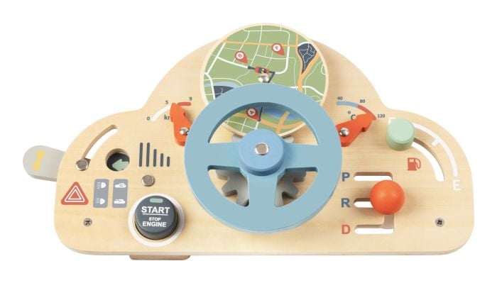 Wooden Drive Busy Board collectible from Abgee