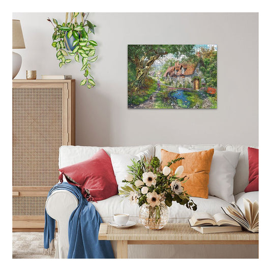 Down the Lane No1, Flower Hill Lane 1000 Piece Jigsaw Puzzle - Image