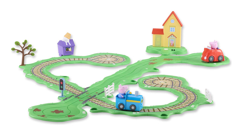 Peppa Pig Whizz Around Runabout Town Set - Image
