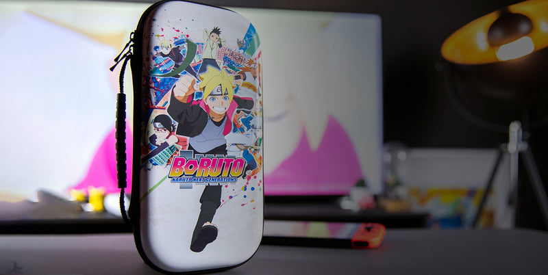 Konix Boruto World Carry Case for Nintendo Switch side angle