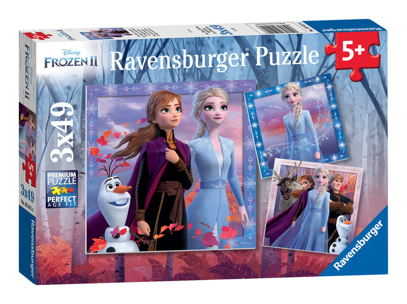 Frozen 2 3x 49 Piece Jigsaw Puzzles