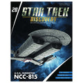 U.S.S. Hiawatha NCC-815 Discovery Ships Model Diecast Ship (Eaglemoss / Star Trek), in display