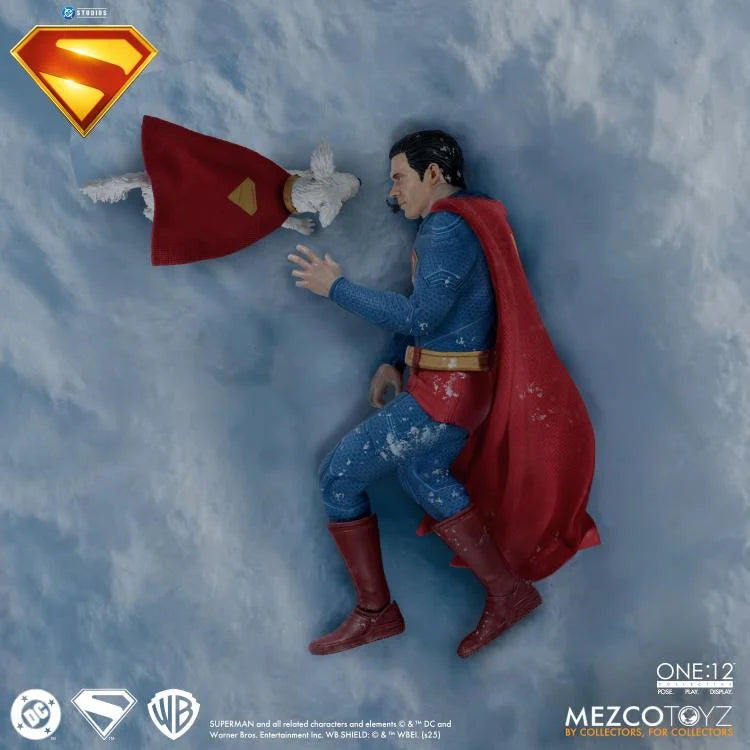 Superman (2025): Superman and Krypto DC Studios One:12 Collective Action Figure (Pre-Order May 2026)