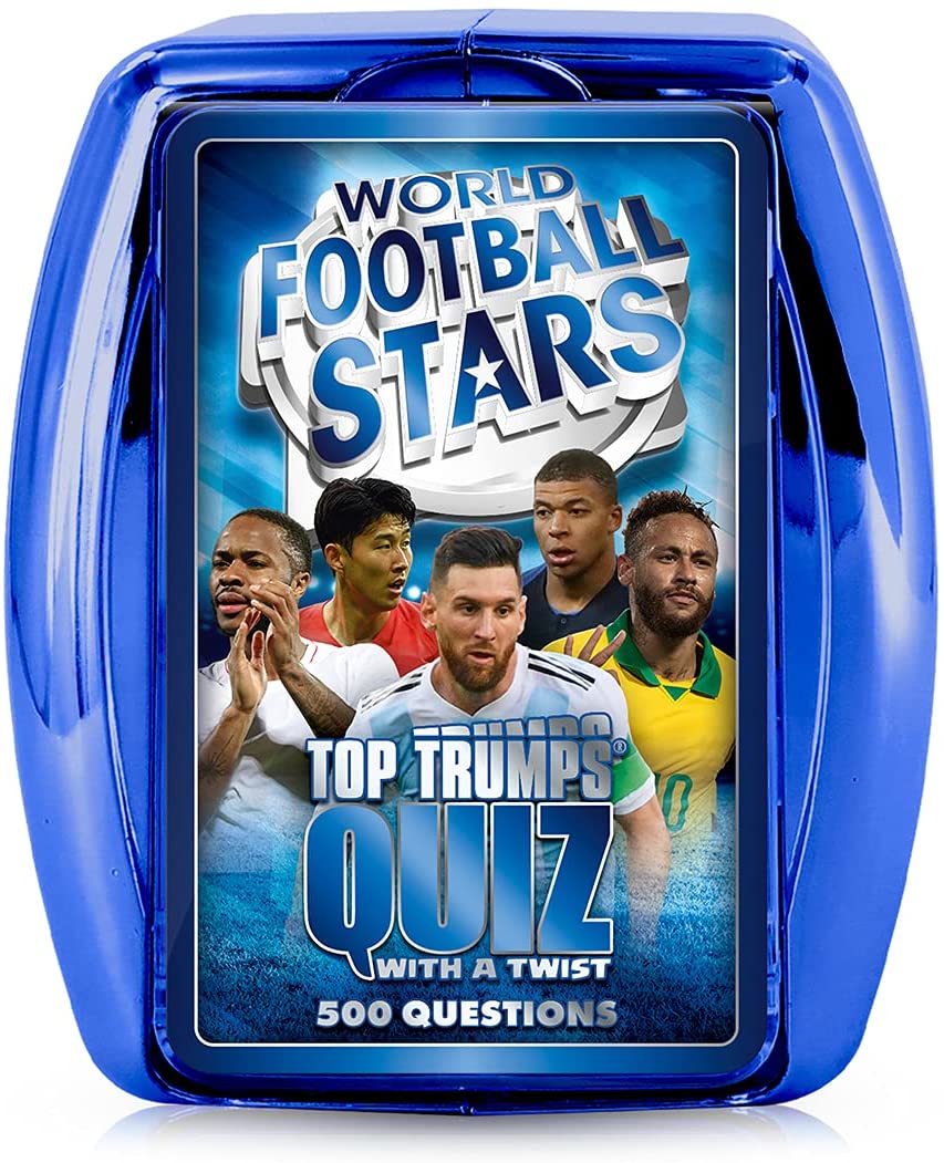 Top Trumps Quiz World Football Stars Card Game