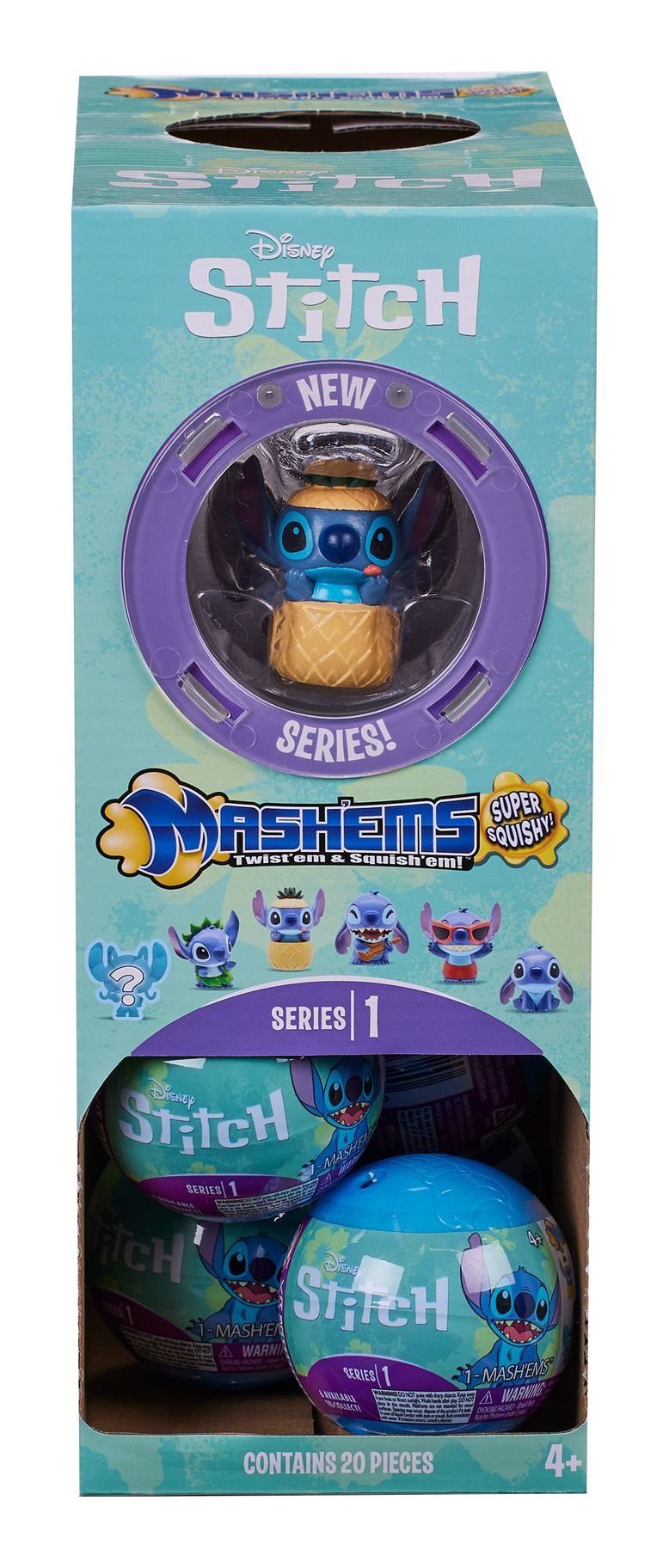 Mash'ems Disney Stitch, side angle