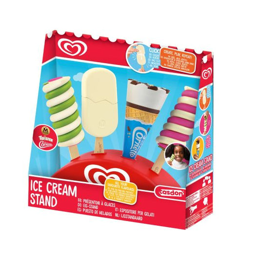Walls Toy Play Ice Cream Stand and 4 Ice Creams