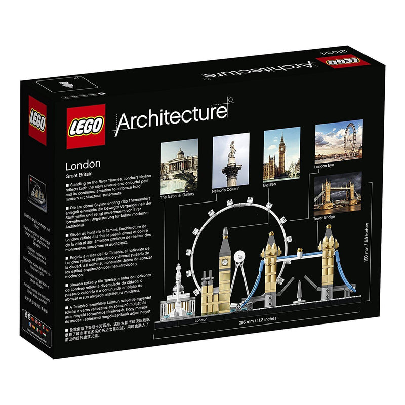 Lego Architecture 21034 London Skyline Model Kit for Ages 12 and Up, in display