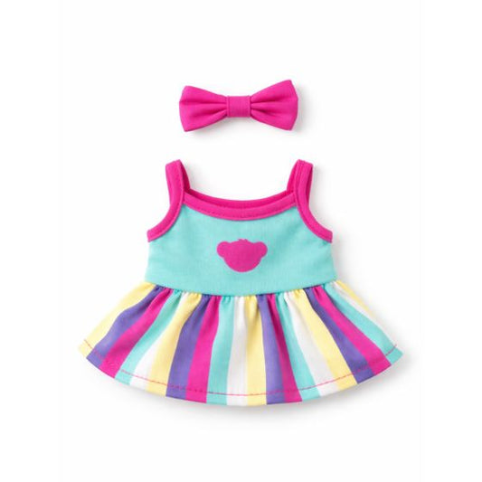Build-a-Bear Workshop Clothing Pack -Striped Dress