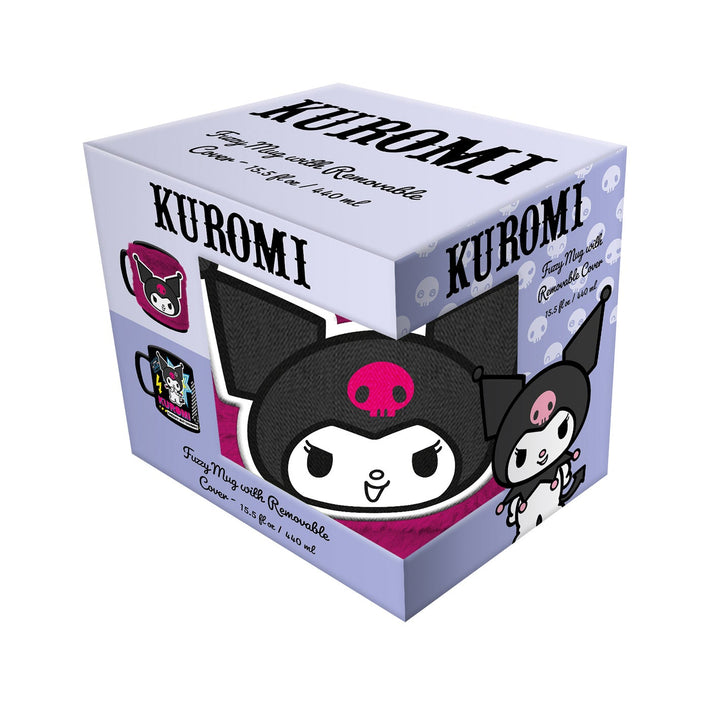 Kuromi Cheeky Punky 450ml Fuzzy Mug