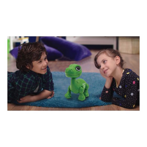 Power Dino Mini Dinosaur Robot With Lights & Sounds