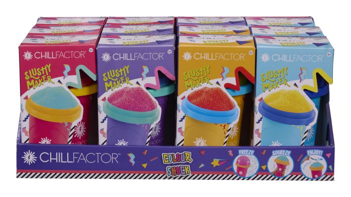 Chillfactor Slushy Maker Colour Shock in CDU (Case of 12)