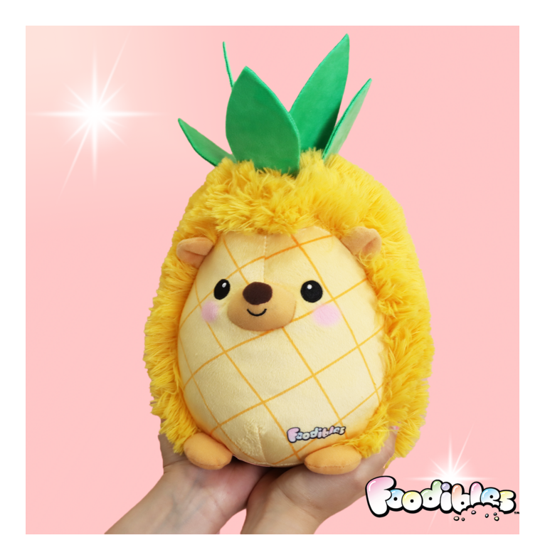 Foodibles Series 1 Large Scented Plush: Pineapple Hedgehog