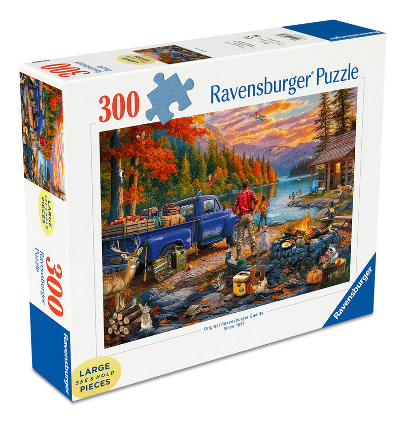 Sunset Lake 300 Piece Large Format Jigsaw Puzzle