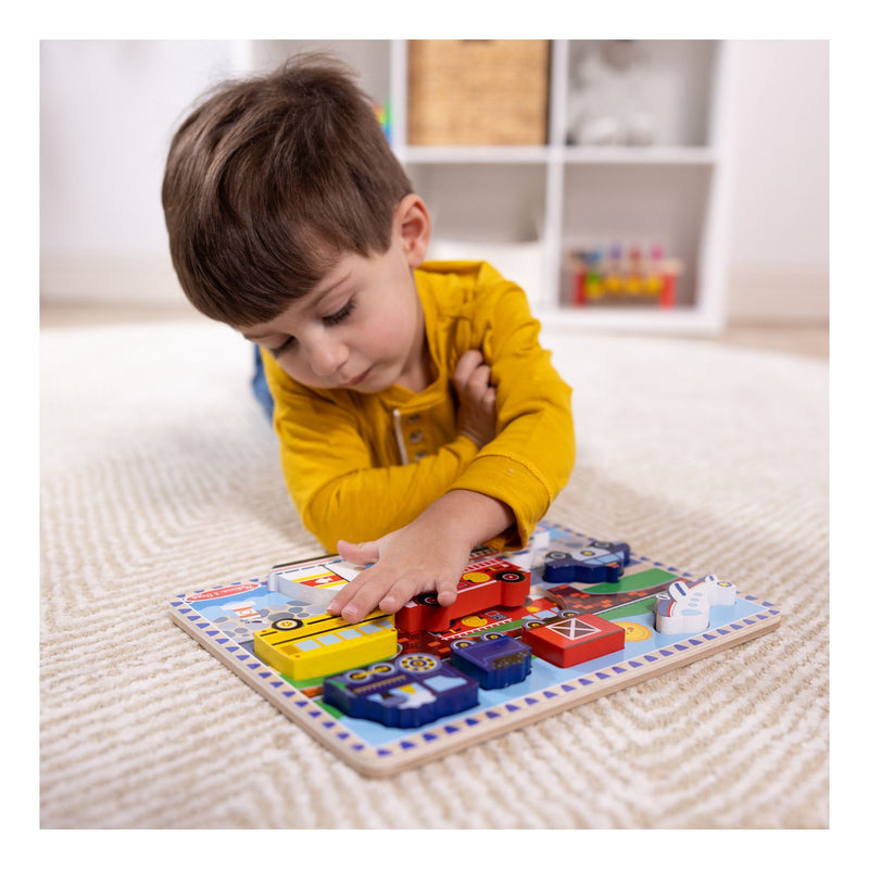 Melissa & Doug - Vehicle Chunky Puzzle - Image