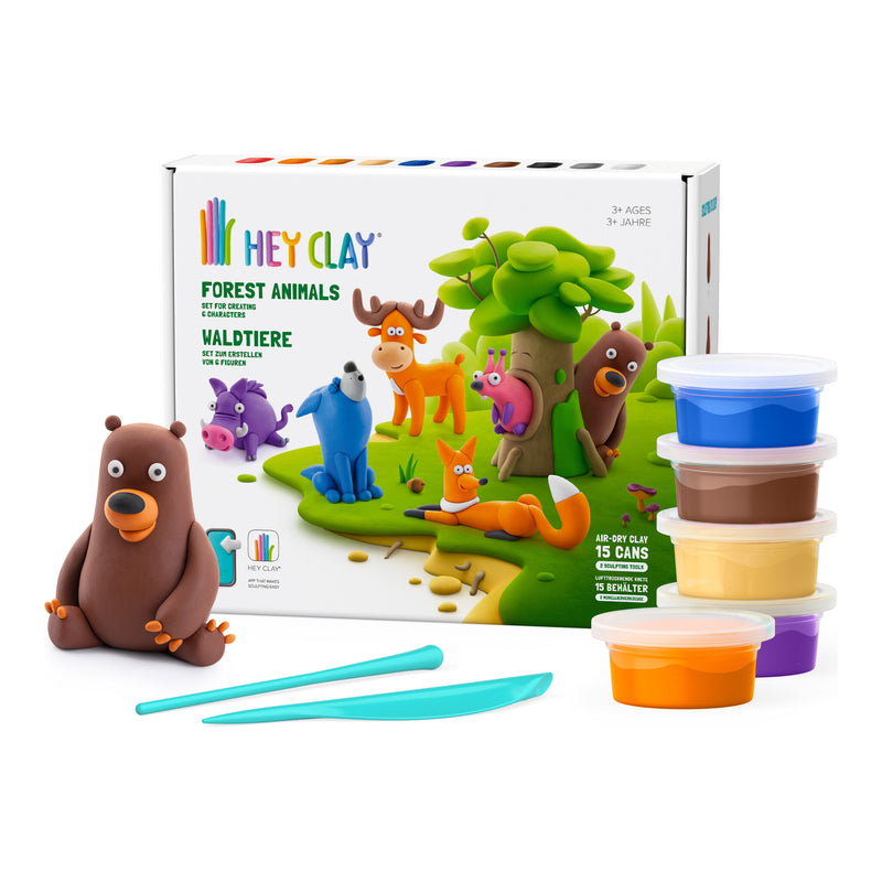 Hey Clay Forest Animals Set