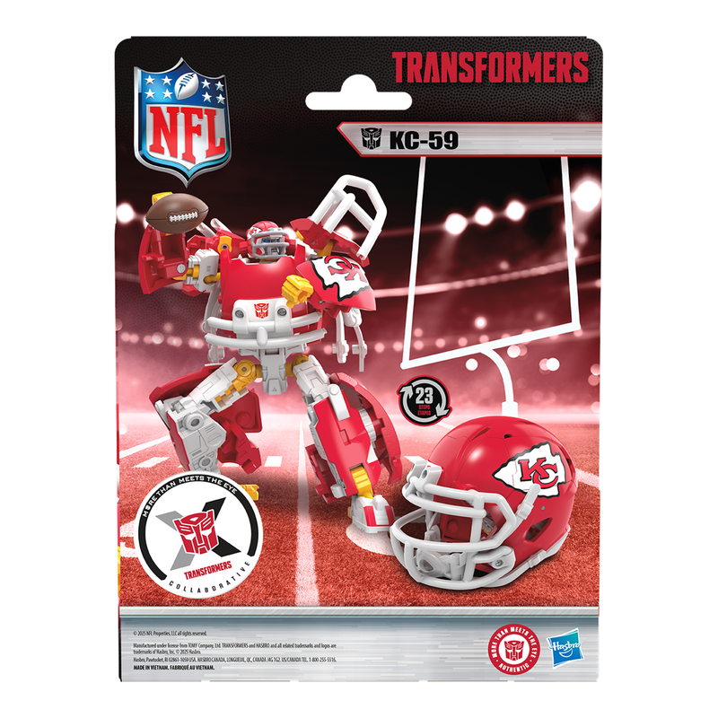 Transformers x NFL KC-59 (Case of 3)